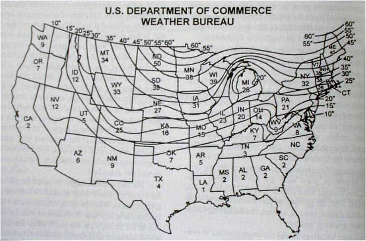 frost line depth chart